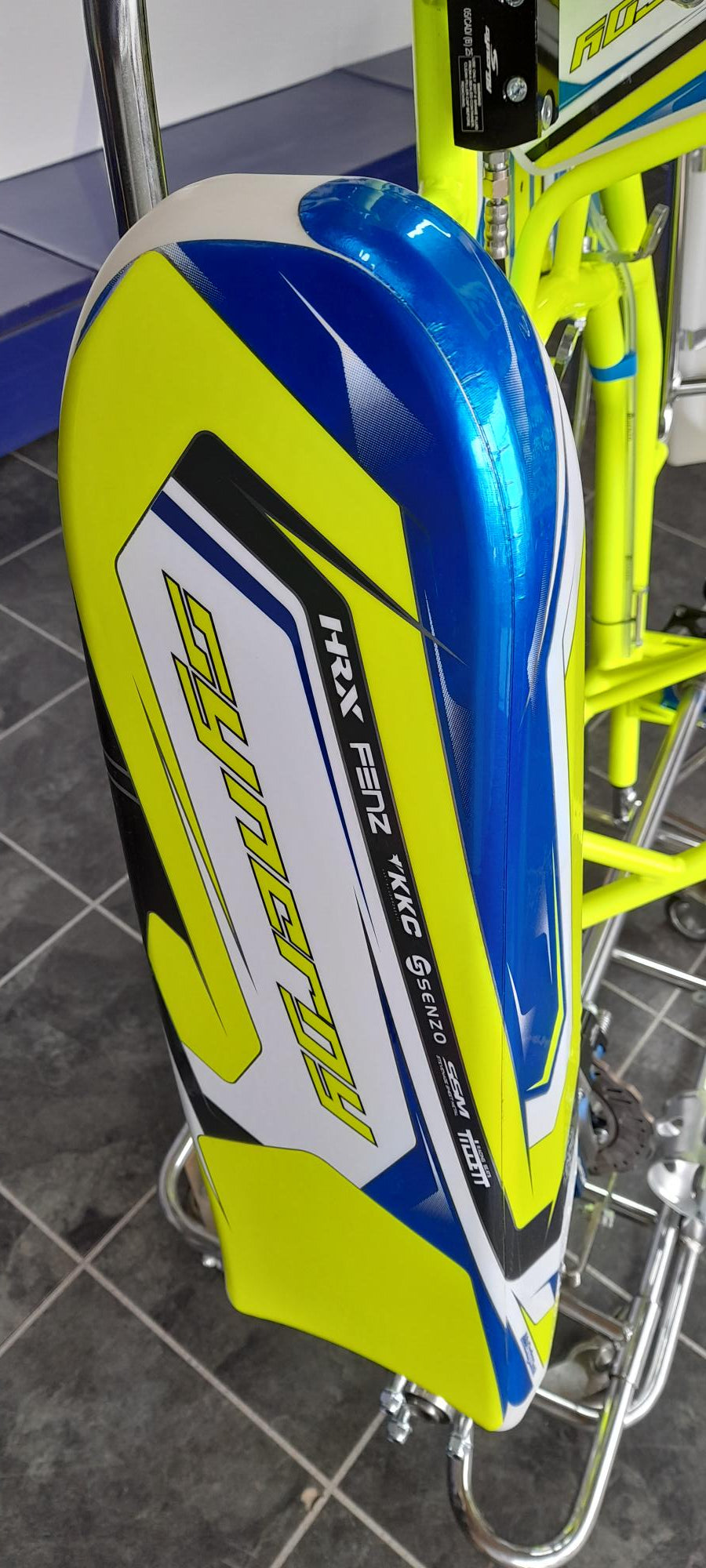 Synergy 2020 MK20 Fluro Cadet Sticker Side Pod Set Single